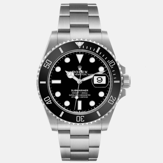 Rolex Black Date Stainless Steel Submariner